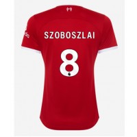 Camisa de Futebol Liverpool Szoboszlai Dominik #8 Equipamento Principal Mulheres 2023-24 Manga Curta